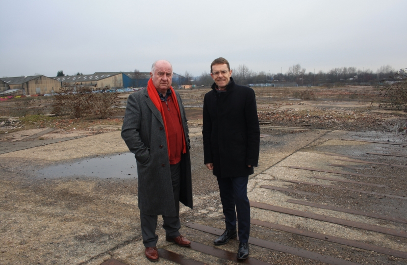 Pheonix 10 site with Cllr Mike Bird