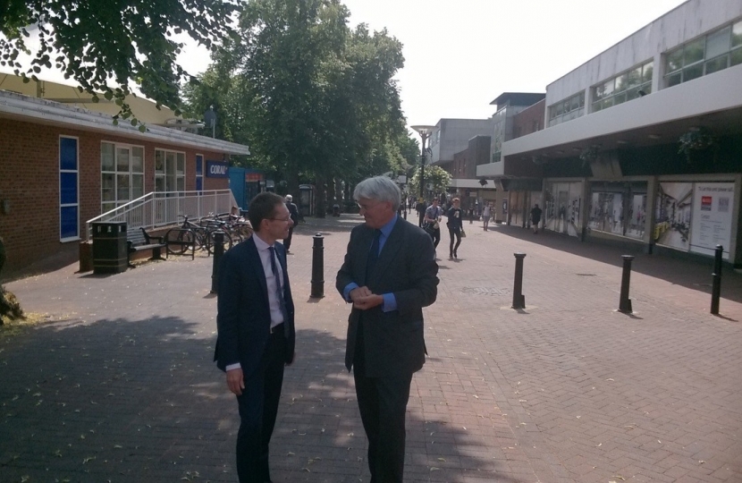 Andy Street and Andrew Mitchell MP in Sutton