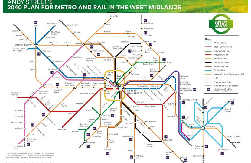 'Tube-Style Map of the West Midlands'