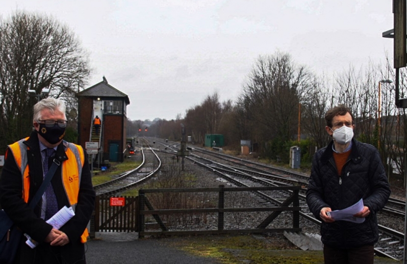 Andy Street and Suzanne Webb MP are aiming to create the ‘Stourbridge Dasher’ - a new passenger rail service from Stourbridge Junction to Brierley Hill.
