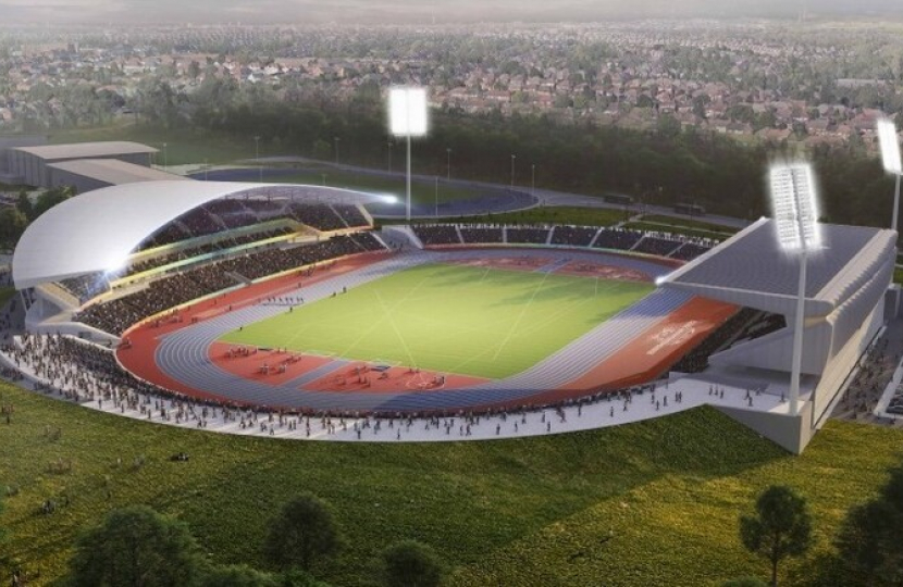 The revitalised Alexander Stadium