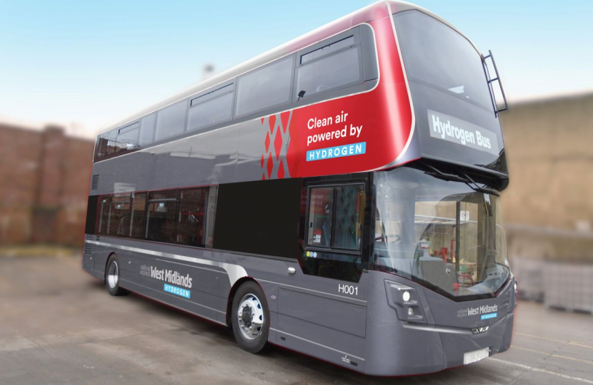 A West Midlands hydrogen bus