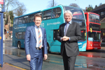 West Midlands Mayor Andy Street with Sutton MP Andrew Mitchell in the town centre