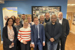 Andy Street, Mayor of the West Midlands, with representatives of the social enterprises that will share £400,000 to improve their communities.